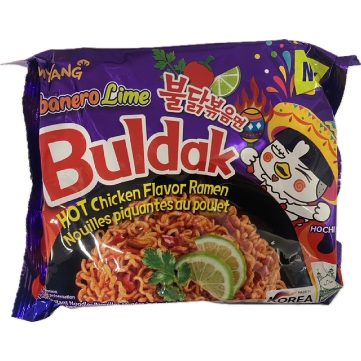 Buldak hot chicken Habanero Lime 135gr