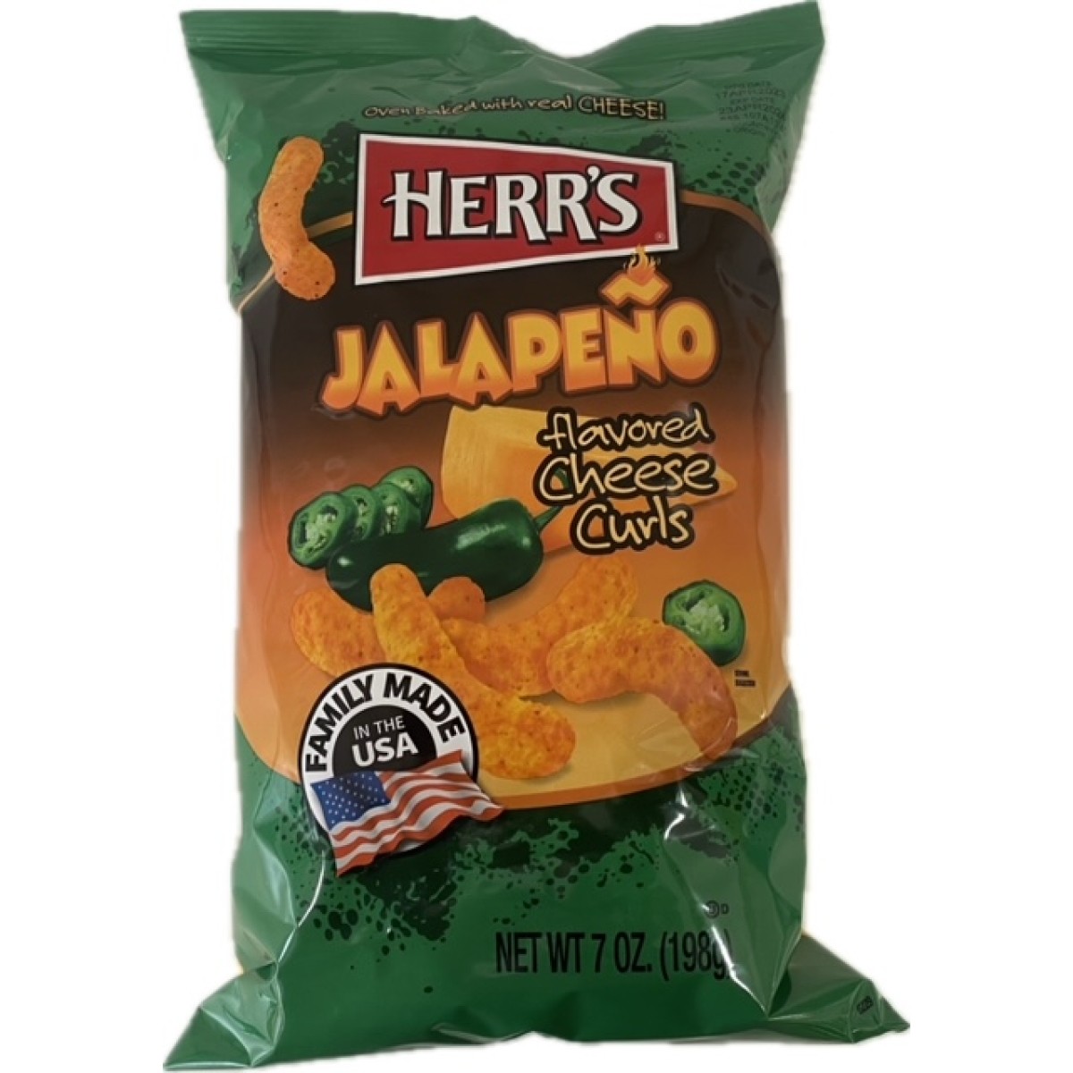 Herr's jalapeño cheese 198gr