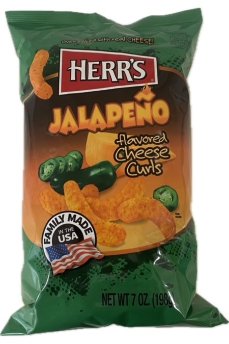 Herr's jalapeño cheese 198gr